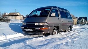 Toyota Master Ase Surf 1990 г. Работа раздатки с функцией удержания в полосе.