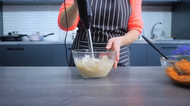 Морковный творожный пирог