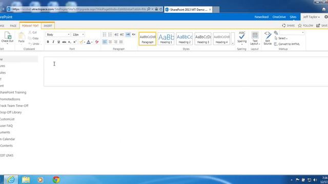 SharePoint 2013: How to create a Wiki page
