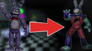 Эволюция БОННИ из FNAF - FNAF SB: RUIN