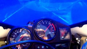 Honda CBR919RR небольшой прохват разгон