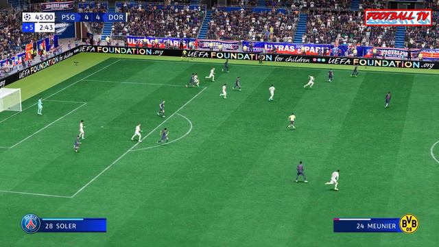 FIFA 23 | PSG vs Borussia Dortmund | UEFA Champions League 23/24 Group Stage | Gameplay PC 4K смотреть онлайн