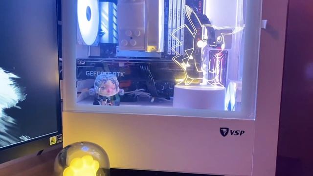 ⛅️ Easily build a cozy PC with UltraWide 29WQ600 | ?️ warm white | CASE VSP X09 SPEAK WHITE ✨