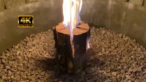 🔥 Подарок для души: Расслабляющее зрелище горящей Шведской свечи в 4К