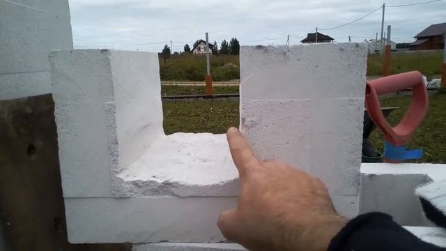 U-блоки из газобетона.