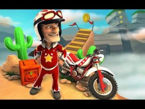 Joe Danger -  Становимся каскадером  на Android(Обзор/Review)