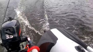 Лодочный мотор Hidea HD 3.5 FHS 2-х тактный, Ривьера 3200 слань+киль (Лодка ПВХ)