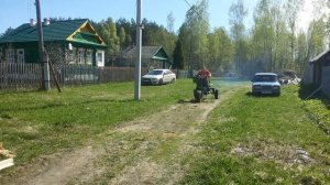ТРИЦИКЛ СВОИМИ РУКАМИ МУРАВЕЙ- 1ч-первый выезд