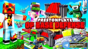 Minecraft Bedrock DLC PrestonPlayz OP Base Defense