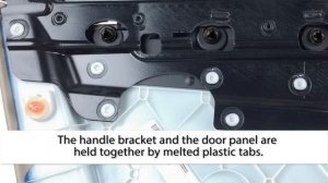 How to replace the Mercedes-Benz Interior Door Handle  C-Class W204 GLK X204