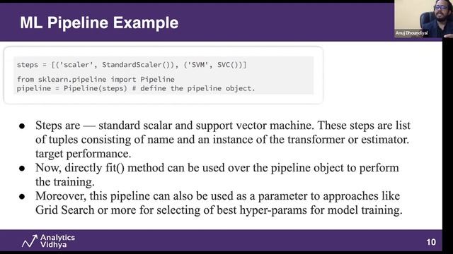 Constructing Machine Learning Pipelines using Scikit-learn | DataHour by Anuj Dhoundiyal смотреть онлайн