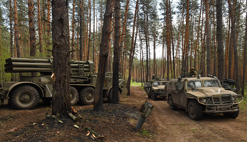 Российские РСЗО "Ураган" нанесли массированный удар по позициям ВСУ / События на ТВЦ