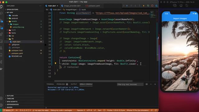 Pro Flutter - Урок 11. Добавление изображений