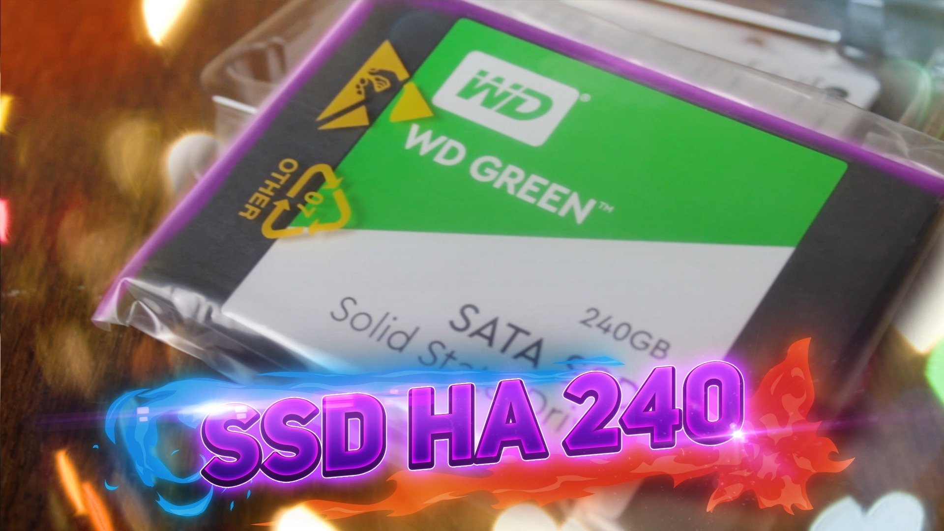 Распаковка и установка SSD Western Digital Green 240 GB ● SSD Western Digital