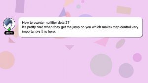 How to counter nullifier dota 2?