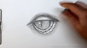 Как нарисовать глаз дракона карандашом. Поэтапно, доступно, просто.