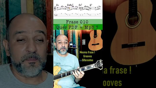 Frase 10 Jazz Guitar (Quer PDF+Mp3 ???🙂🎸) #jazz #jazzguitar #guitar  #guitarsolo #violão #guitarist