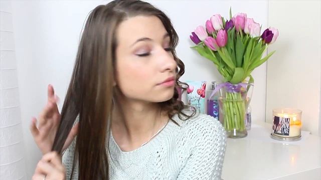 ♥Прическа: Локоны с помощью конусной плойки ♥ смотреть онлайн