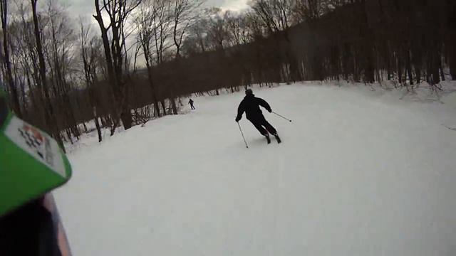 03/11/13 The Big Man and Ski Haus Fan Mike skiing Gentle Ben. смотреть онлайн