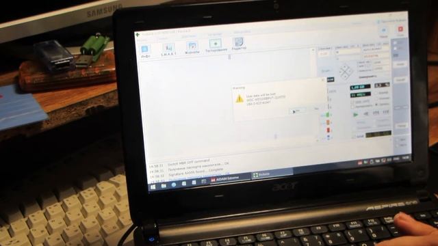 Обслуживание нетбука Acer Aspire One D257 с сюрпризом