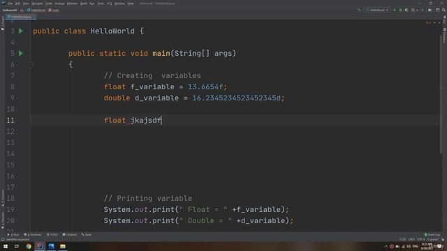 #4  Data Types   Float and Char Java full course