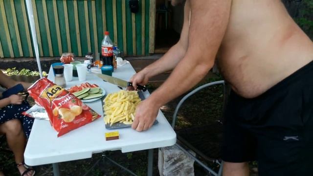 КУХНЯ ОТШЕЛЬНИКА/КАРТОШКА С САЛОМ И ЛУКОМ,НА КОСТРЕ смотреть онлайн