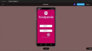 FoodPanda | Prototyping | Semester project