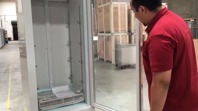 Migali 2 Glass Door Merchandiser Freezer White Swing Glass Door Freezer with LED Lighting смотреть онлайн