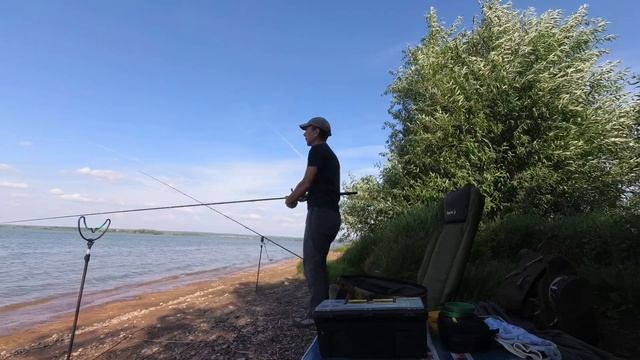 Рыбалка в Татарстане на реке Меша. Ловля на фидер. смотреть онлайн