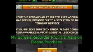 Fix for Respawnables Players Banned From Multiplayer Game- FIXED!!