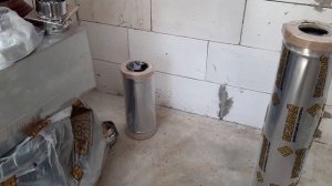 Распаковка — Труба дымохода Везувий 0.8мм д. 115х200 L-1м