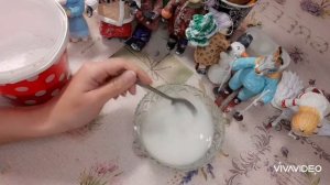 Клейстер из крохмала для ватных игрушек. Мои секреты