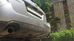 Subaru Outback выхлоп неравнодлинный коллектор и сток банки