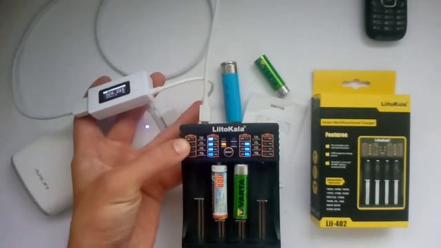 Универсальное зарядное устройство Liitokala Lii 402 обзор, отзывы, цена, инструкция на русском смотреть онлайн