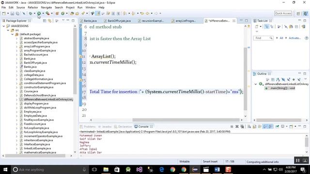 $Java Tutorial For Beginners 33 - Difference between LinkedList vs ArrayList in Java - YouTube