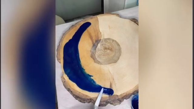 Как создать море из смолы. Создаем волны и пену. Как залить дерево смолой. смотреть онлайн