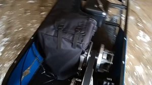 Мотобуксировщик Балтмоторс Барбос первые доработки и первый выезд