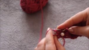 Колоски. Снуд в один оборот спицами. Подробный мастер-класс.