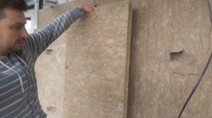 Монтаж и укладка минеральной ваты на фасад