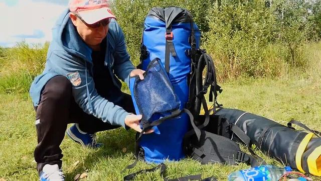 #1-серия Пешеводный поход - Рюкзак для Пакрафтера и пакрафт Жаворонок #Packrafting