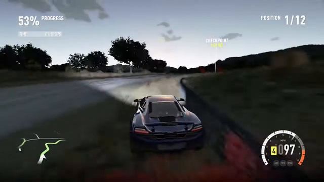 Forza Horizon 2 - Mclaren MP4-12C Gameplay @ Fattoria Street Race смотреть онлайн