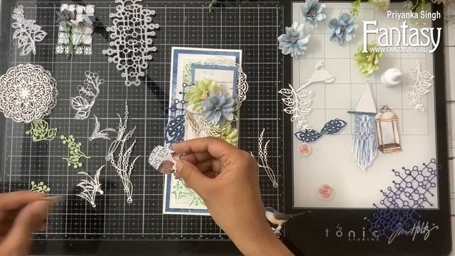 Post Cards Tutorial / Мастер-класс / Скрапбукинг /#dies_Fantasy смотреть онлайн