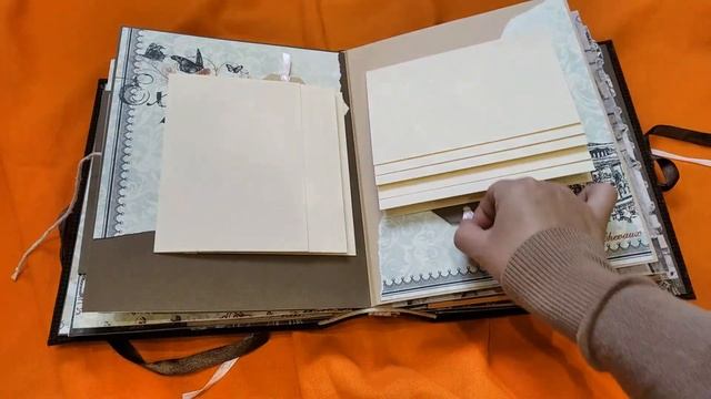 Обзор Семейного фотоальбома. Скрапбукинг. смотреть онлайн