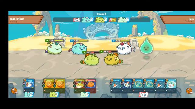 AXIE INFINITY GAMEPLAY [AQUA DOUBLE PLANT] AGAINST PLANT/AQUA/ BEAST смотреть онлайн