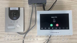 7 inch android monitor VTH5321GW-W work test
