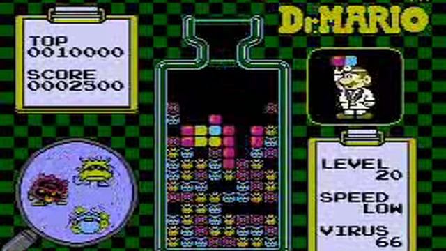 10 tries on Dr. Mario's level 20 смотреть онлайн