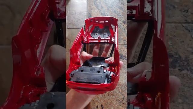 Fixing and painting ferrari part 2