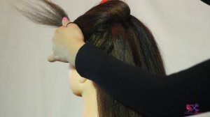 Прическа  на средние волосы