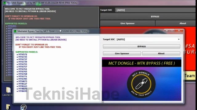 Mediatek Bypass Tool REV4 By MCT TEAM Free Tool смотреть онлайн