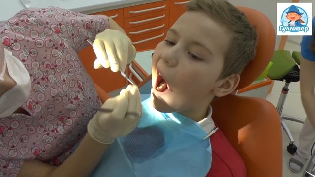 ГУЛЛИВЕР - ДЕТСКАЯ СТОМАТОЛОГИЯ УФА - ЗУБНОЙ ВРАЧ THE DENTIST ?  ЧУТЬ НЕ ОТКУСИЛ ПАЛЕЦ ВРАЧУ
